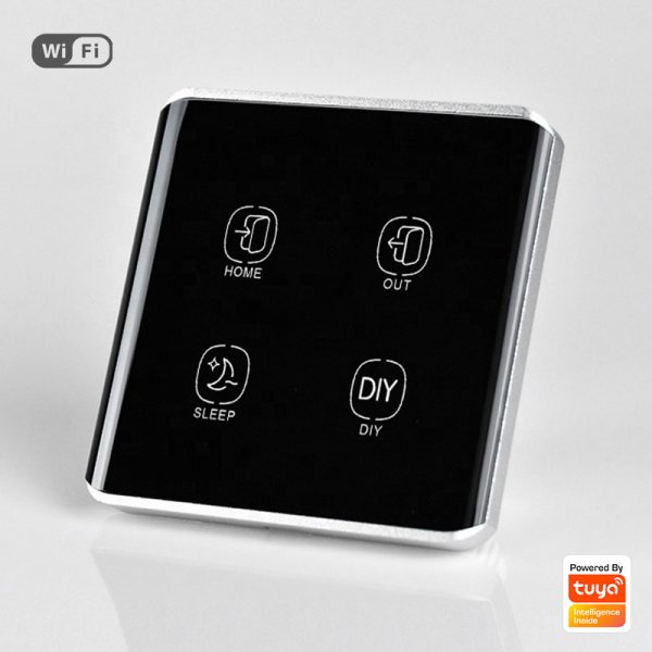 Smart Scene Switch 4gang Wi-Fi N+Lline EU/UK