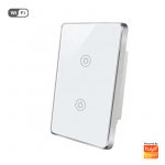 Smart Light Switch 2gang Wi-Fi N+Lline US alexa smart light switch