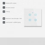 Smart Light Switch 4 gang WiFi N+Lline & L line EU/UK
