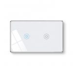 Smart Light Switch 2gang Wi-Fi N+Lline US alexa smart light switch