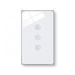 Smart Light Switch 3gang No neutral ZigBee Single L line US alexa smart light switch